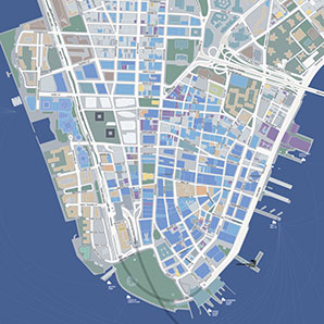 Manhattan detailed map